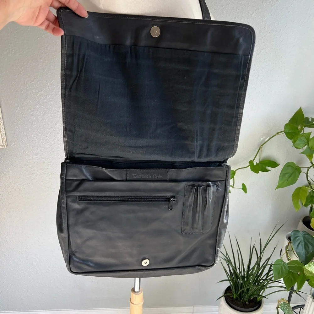 Kenneth Cole Leather Laptop/Briefcase